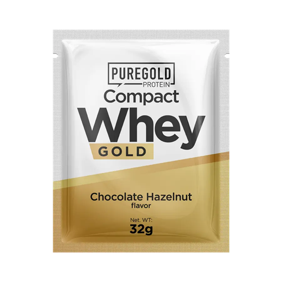 Compact Whey Gold fehérjepor - 32 g - PureGold - mogyorós csokoládé [32 g]