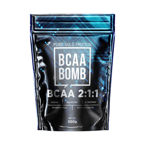 BCAA Bomb 2:1:1 500g aminosav italpor - eper - PureGold [500 g]