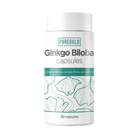 Ginkgo Biloba étrend-kiegészítő formula - 90 kapszula - PureGold [90 kapszula]