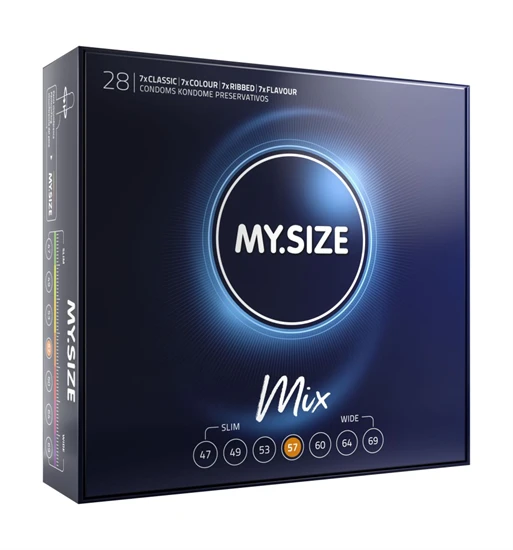 MY SIZE MIX Condoms 57 mm (28 pieces)