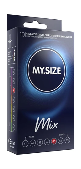 MY SIZE MIX Condoms 60 mm (10 pieces)