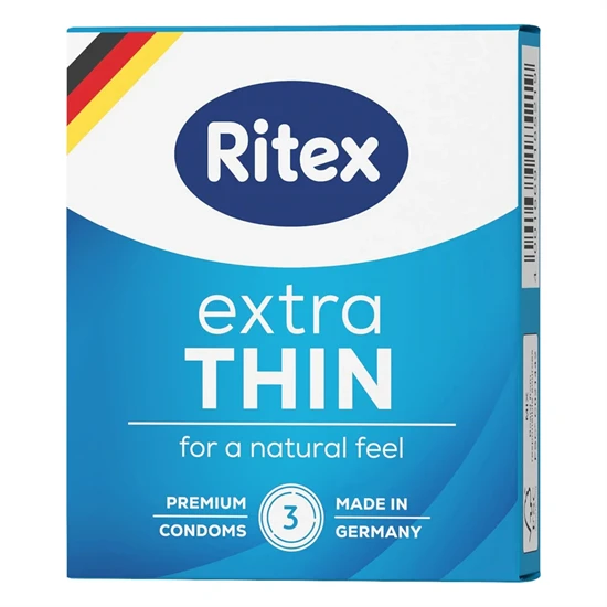 RITEX Extra Thin - vékonyfalú óvszer 3db