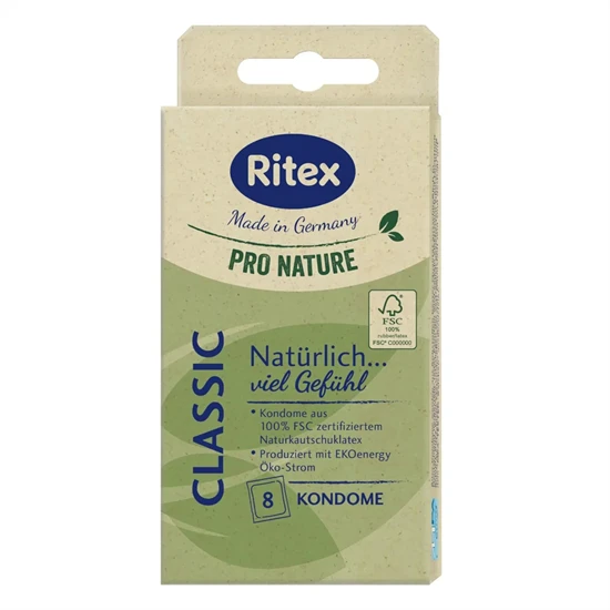 RITEX Pro Nature Classic - óvszer 8db