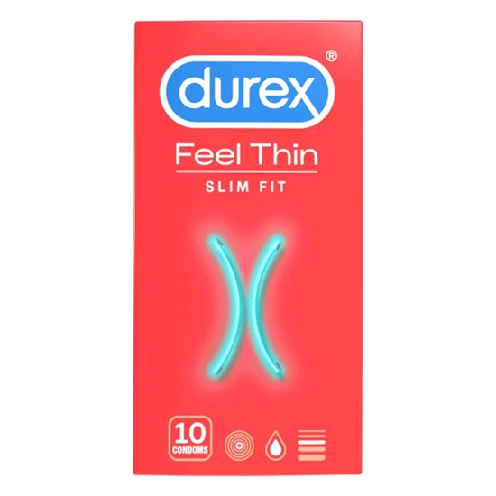 Durex Feel Thin Slim Fit - élethű érzés óvszer