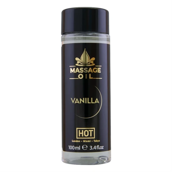 HOT bőrápoló masszázsolaj - vanília [100 ml]