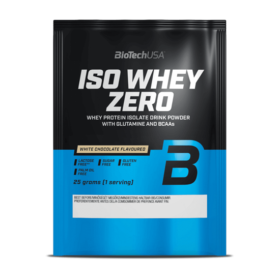 Iso Whey Zero laktózmentes - fehér csokoládé - 25g - BioTech USA [25 g]