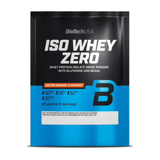 Iso Whey Zero laktózmentes - sós karamell - 25g - BioTech USA [25 g]