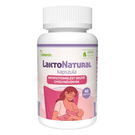 Netamin LaktoNatural - tejserkentő étrend-kiegészítő kapszula