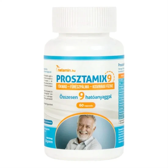 Netamin ProsztaMix9 - prosztatavédő étrend-kiegészítő kapszula