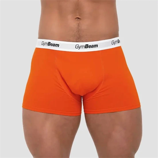 Essentials 3Pack narancssárga boxeralsó - (XXXL) - GymBeam