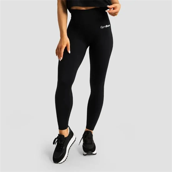 Limitless magas derekú női leggings fekete (XS) - GymBeam