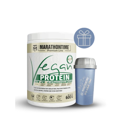 Prémium Vegán protein 600 g - vanília - Marathontime