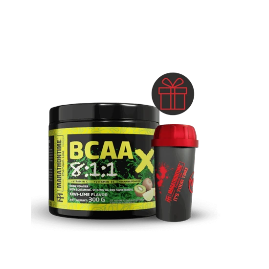 BCAA X 8:1:1 Steviával édesítve - 300 g - kiwi lime - Marathontime