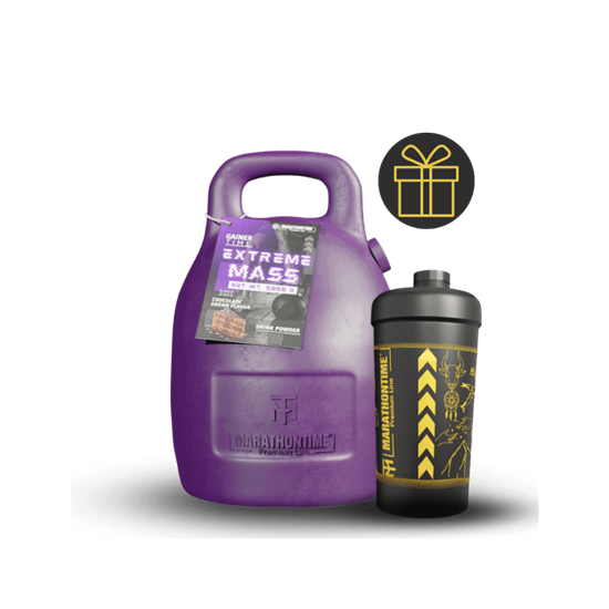 extreme mass Tömegnövelő Komplex 5 kg, Újrahasznosítható Kettlebell csomagolásban - Marathontime [5000 g]