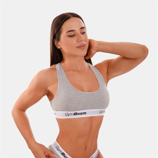 Bralette melltartó szürke - (XL) - GymBeam