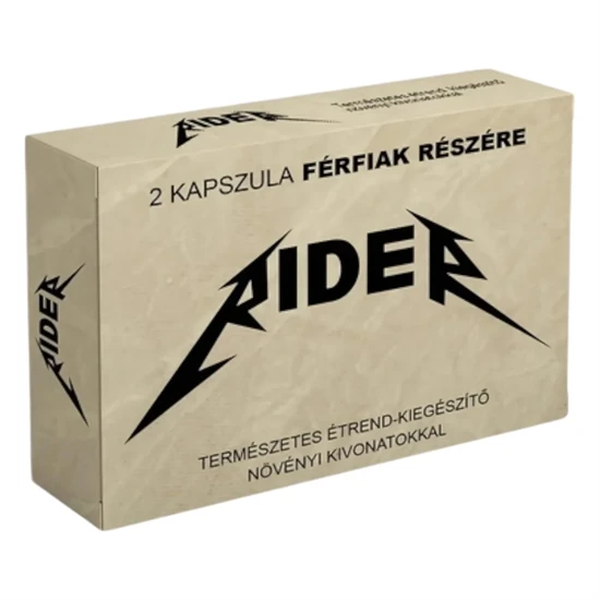 Rider - természetes étrend-kiegészítő férfiaknak