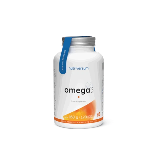 Omega 3 halolaj 120 kapszula - Nutriversum