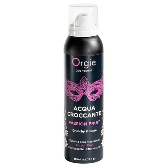 Orgie Acqua Croccante - masszázs hab - passion fruit