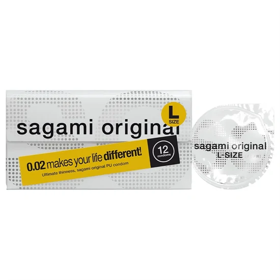 Sagami Original 0,02 L - óvszer - 58mm