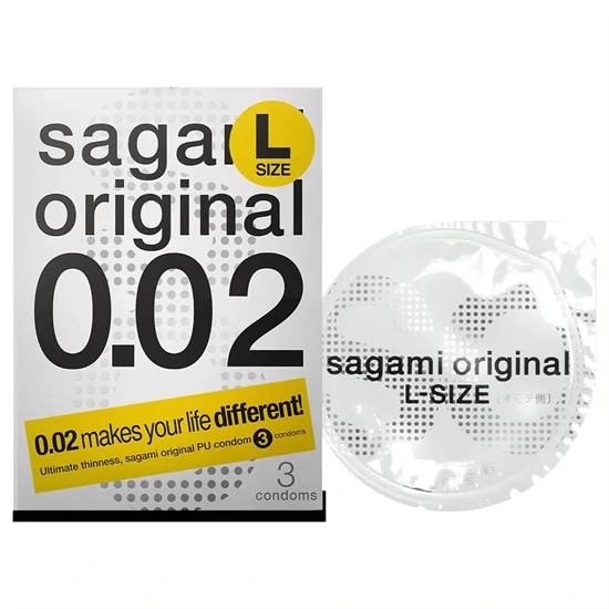 Sagami Original 0,02 L - óvszer - 58mm