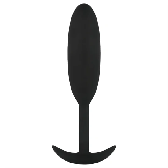 EasyToys Heavy Fulfiller - 54 g-os anál plug - kicsi (fekete)