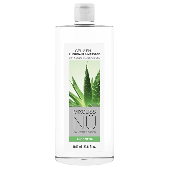 Mixgliss Nu Aloe Vera - nuru masszázs gél és síkosító (1000ml)