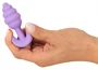Cuties Mini Butt Plug - szilikon anál plug (lila, 2,8 cm)