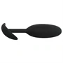 EasyToys Heavy Fulfiller - 54 g-os anál plug - kicsi (fekete)