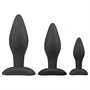 EasyToys Rocket - anál plug szett (fekete, 3 részes)